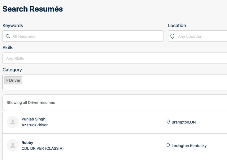 driver-resumes