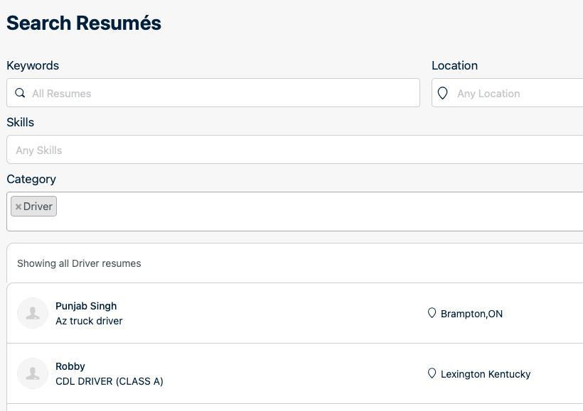 driver-resumes